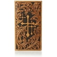 thumbnail image 1 of Nocona Belt N5410708 Tricross Rodeo Wallet, Tan - One Size, 1 of 4