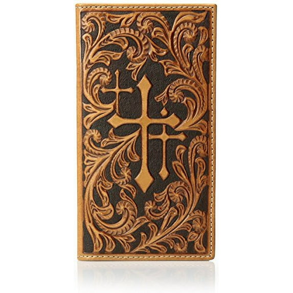 Nocona Belt N5410708 Tricross Rodeo Wallet, Tan - One Size