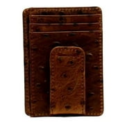 Nocona Belt N5487702 Vintage Ostrich Magnet Money, Brown - One Size