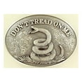 Nocona Boots Mens Nocona Tread On Me Antique Silver Oval Belt Buckle