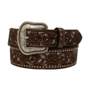 Nocona® Ladies Leather Floral Embossed Brown Belt N210004802