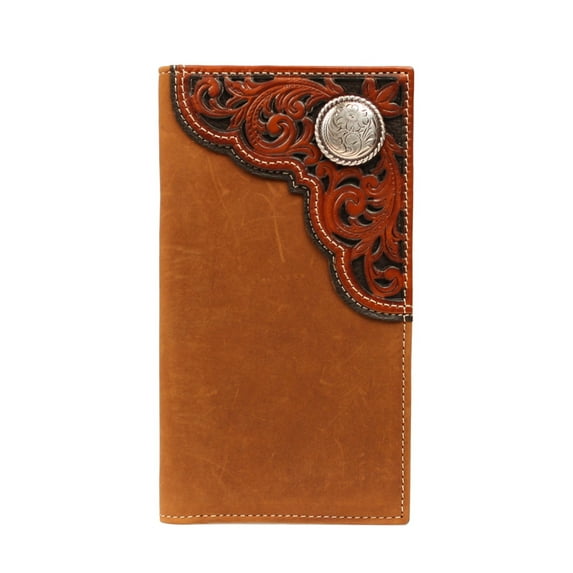Nocona® Men's Leather Tooled Concho Rodeo Style Wallet N54894217