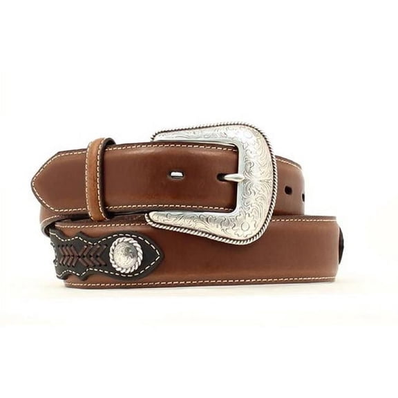 Nocona Men's Ribbon Concho Western Belt - N2476044 30