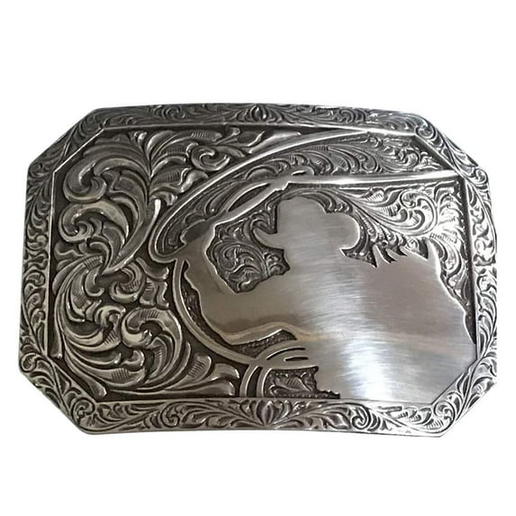 Nocona Boots Mens Silver Roper Buckle