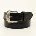 thumbnail image 1 of Nocona N1010601-44 Basketweave Embossed Leather Belt, Black - Size 44, 1 of 1