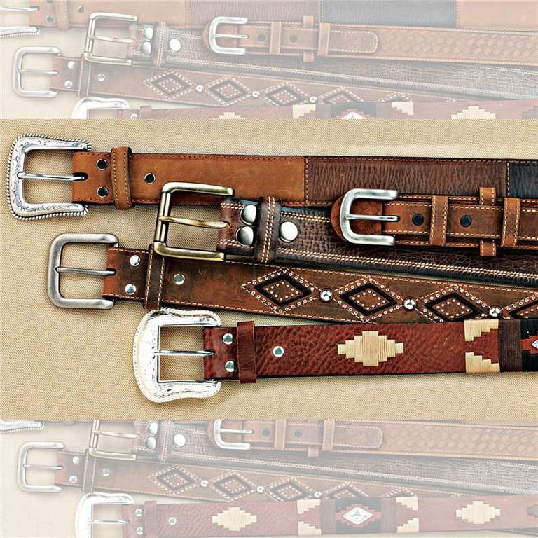 Nocona N1311999-44 Mens Low & Medium Belt & Buckle - Size 44  display picture 3