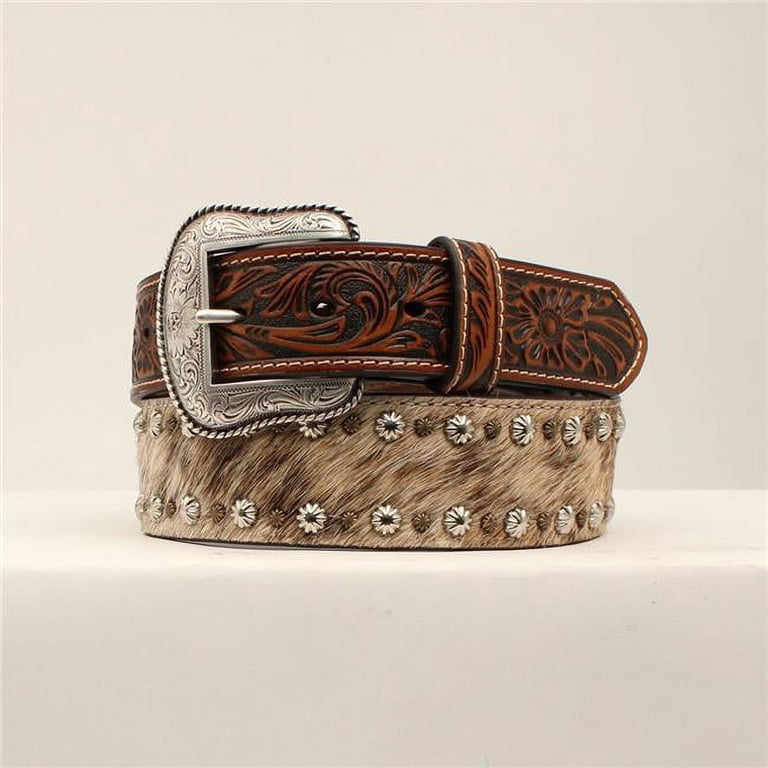 Nocona N210001502-36 1.5-1.75 in. Calf Hair Center Multi  display picture 1