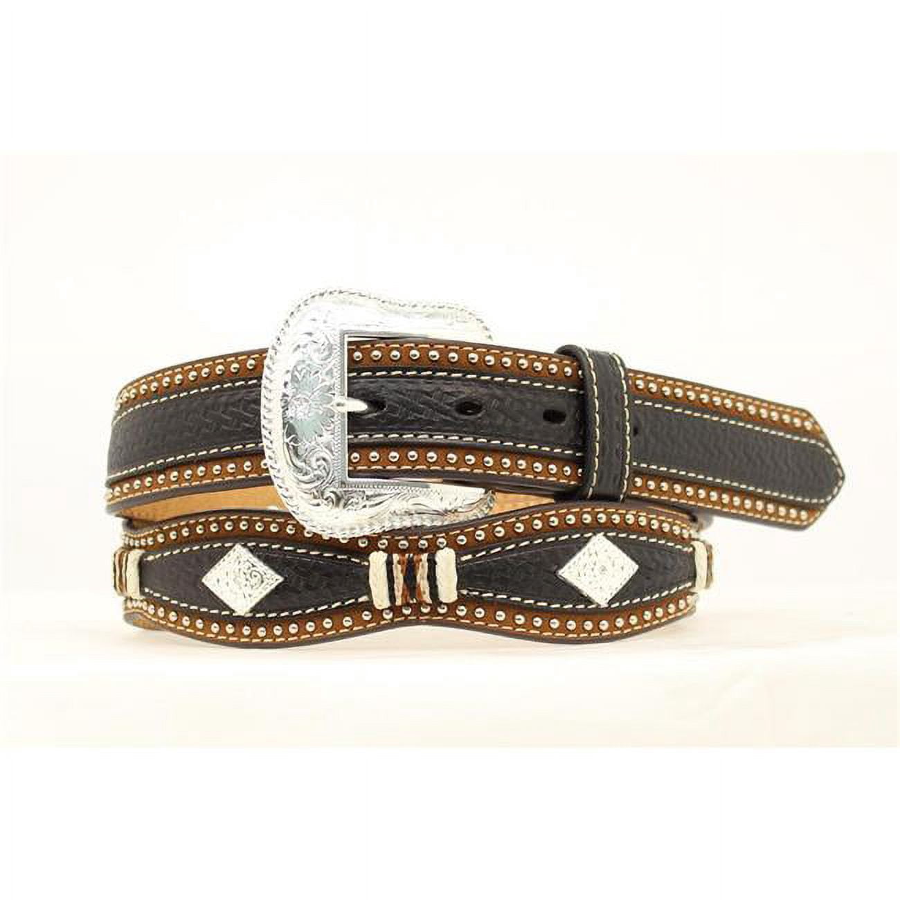NOCONA black belt 36 concho basket weave Nocona Belt Co. Men main image 4