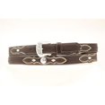 thumbnail image 1 of Nocona N2509202-34 Pro Basketweave Concho Tabs Belt, Brown - Size 34, 1 of 1