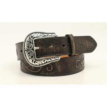 Nocona Ladies Scroll Concho Brown Belt N3499701