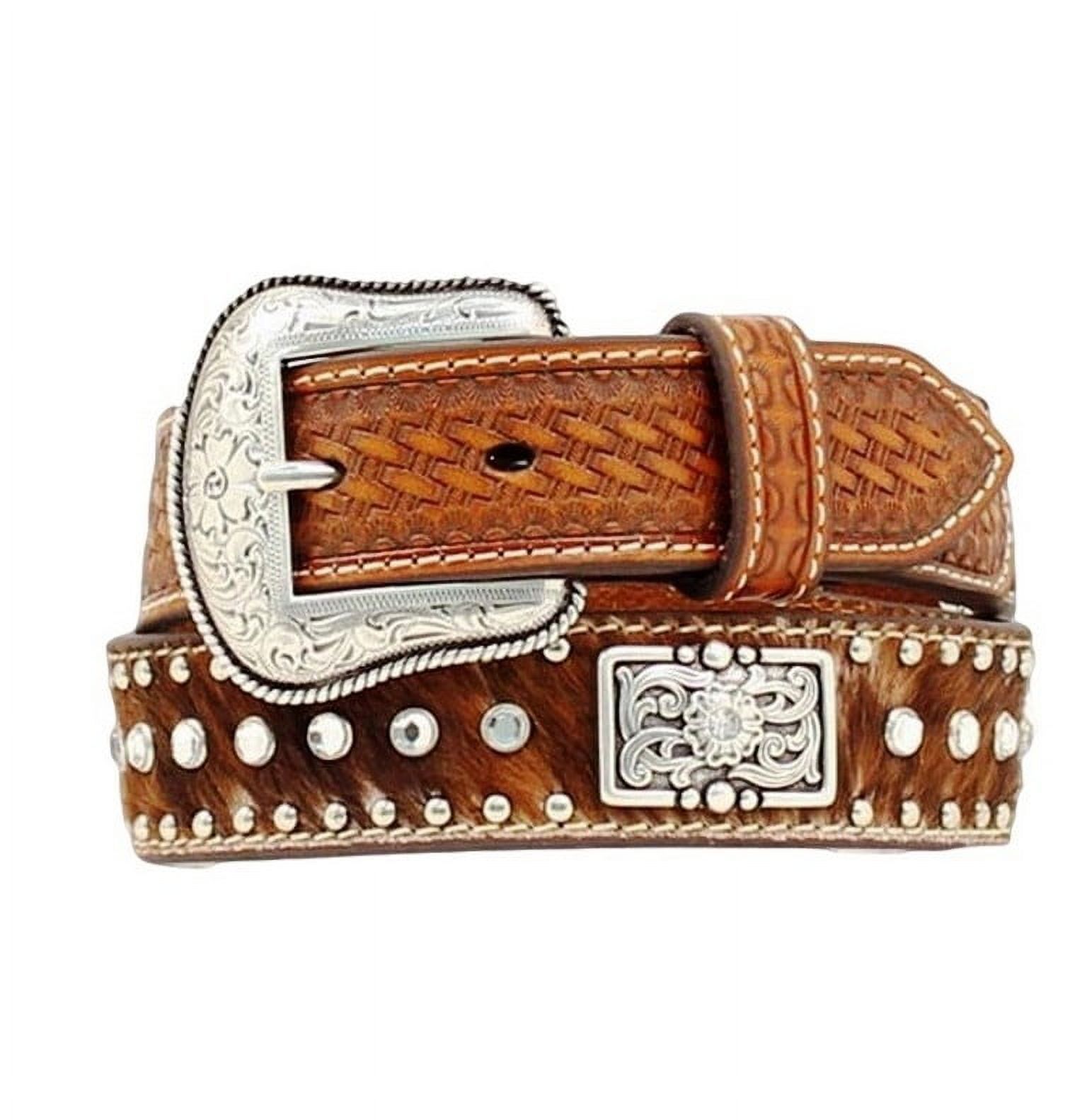 Nocona calf skin belt 28 Nocona by M & F Western Products Men main image 4