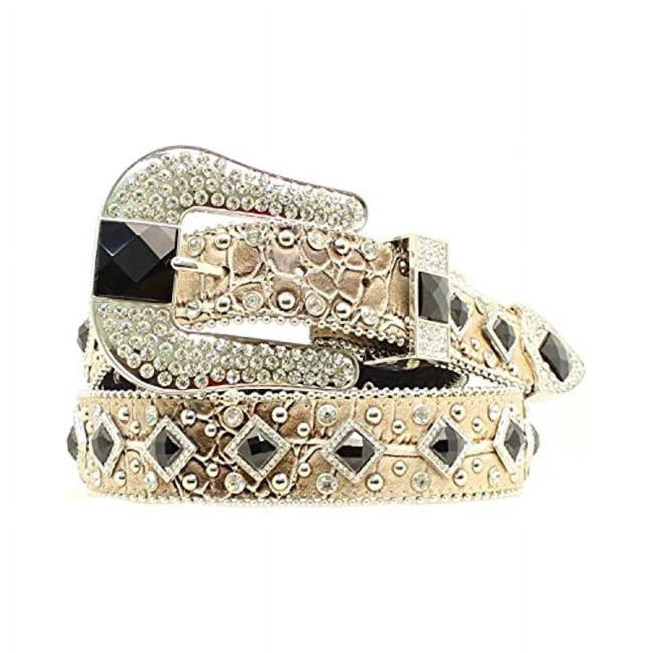 Nocona tan bling belt Amazon.com: Nocona Men main image 2