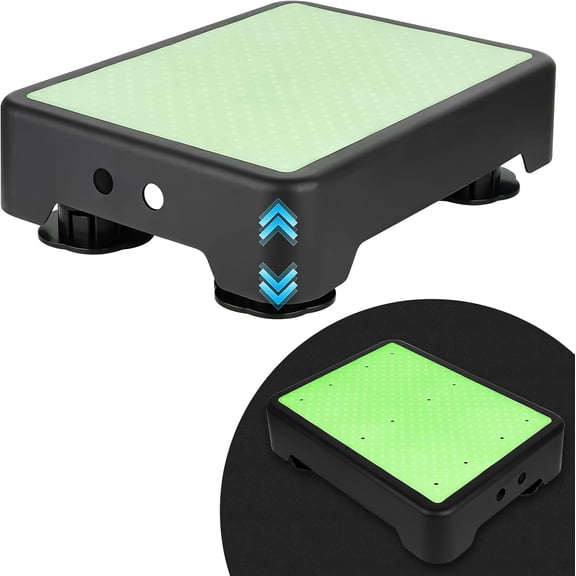 Noctilucent Step Stool for Seniors Adults, Adjustable Bed Step Stools, 600 LBS Capacity Non-Slip Safety Step Platform Indoor and Outdoor for Adults, Step Stools Elderly Assistance at Night