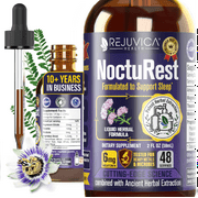 Rejuvica Health Nocturest-Liquid Sleep Supplement Men & Women-Melatonin, Magnesium, Chamomile & More