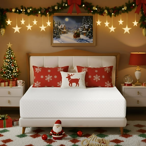 Subfun 12" Twin Mattress, Cooling Gel Memory Foam, Fiberglass-Free & Pressure Relief, CertiPUR-US Certified, 10-Year Warranty, Bed in a Box