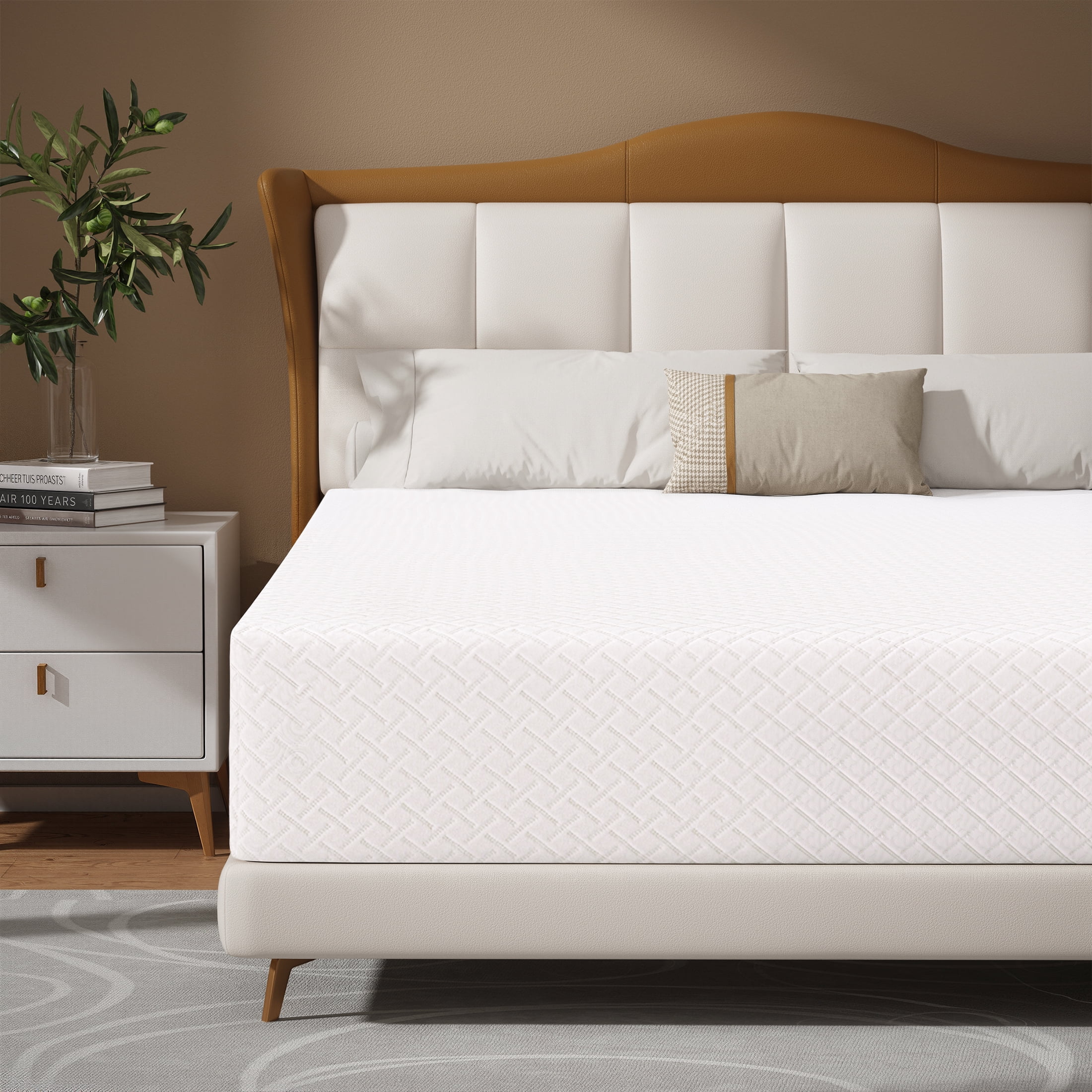 Subfun 6" Full Mattress, Cooling Gel Memory Foam, Fiberglass-Free & Pressure Relief, CertiPUR-US Certified, 10-Year Warranty, Bed in a Box