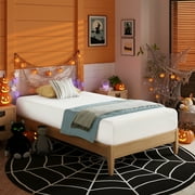 Subfun 5" Twin Mattress, Cooling Gel Memory Foam, Fiberglass-Free & Pressure Relief, CertiPUR-US Certified, 10-Year Warranty, Bed in a Box