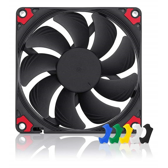 Noctua NF-A9x14 HS-PWM chromax.Black.swap, Premium Quiet Slim Fan, 4-Pin (92x14mm, Black)