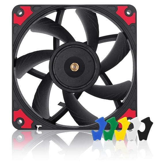 Noctua NF-A12x15 PWM Chromax PC Case Fan with 12 v 4 Pin, Black