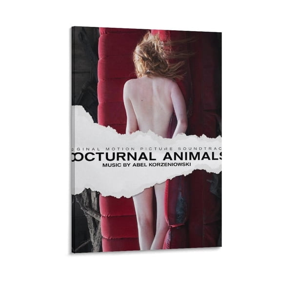 Nocturnal Animals Classic Movie Poster Canvas Wall Art Poster Decorative Bedroom Modern Home Print Picture Artworks Posters 24x36inch(60x90cm)