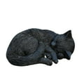 thumbnail image 1 of Hi-Line Gift Ltd. Nocturnal Elegance: Black Polyresin Sleeping Cat Figurine, 1 of 5