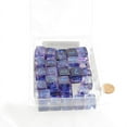 thumbnail image 1 of Nocturnal Nebula Luminary Dice with Blue Numbers 16mm (5/8in) D6 Set of 50 Wondertrail, 1 of 2
