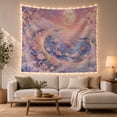 thumbnail image 1 of Nocturnal Swirling Circular with Pond Main Consists Fish, Mystical Fantasy for Space Lovers, Galaxy Room Decor, Mother'S Day Gift, Tapestry Wall Hanging for Bedroom and Dorm, 1 of 7