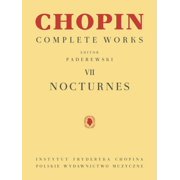 Chopin Complete Works - VII Nocturnes Classical Piano Sheet Music Book for Intermediate to Advanced Players Iconic Roman, Paperback