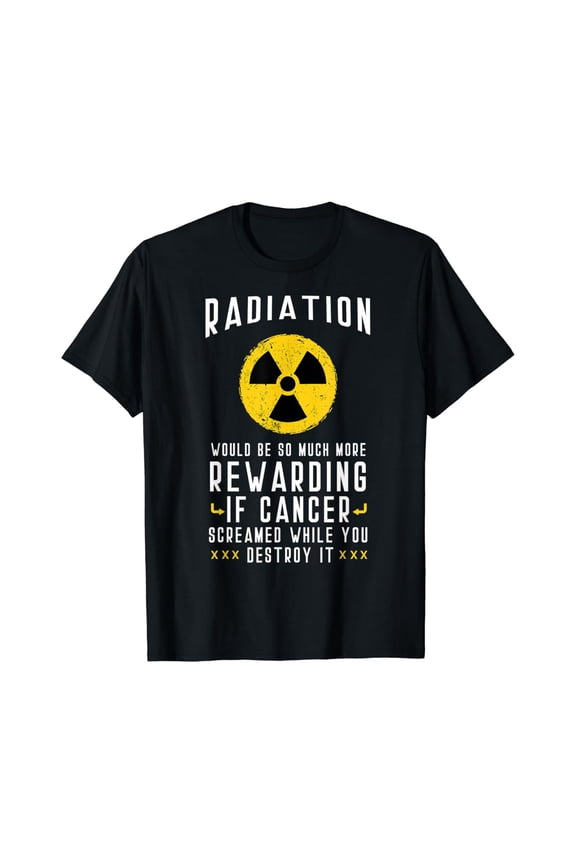 Chemotherapy Shirt Cancer Awareness Month Radiologist Gift T-Shirt BLACK S-5XL
