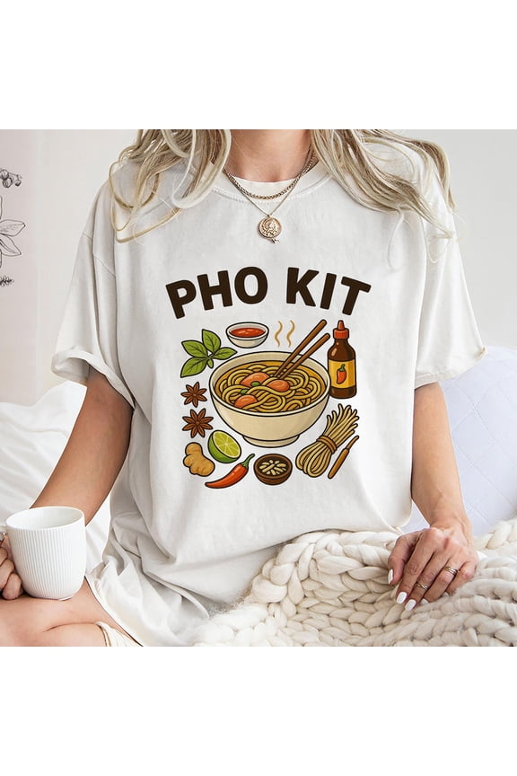 Funny Pho Kit Vietnamese Pho Noodle Bowl Asian Foodie Tee WHITE Unisex S-5XL Shirt