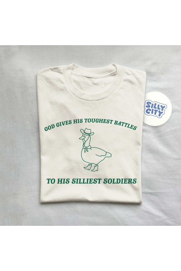 God'S Silliest Soldier T-Shirt, Trash Panda T-Shirt, SAND Unisex S-5XL Shirt