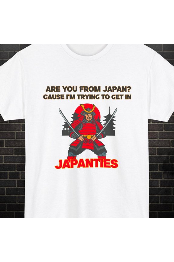 Japanties Brain Rot Gen Z Dumbest Funny Gift Tee WHITE Unisex S-5XL Shirt