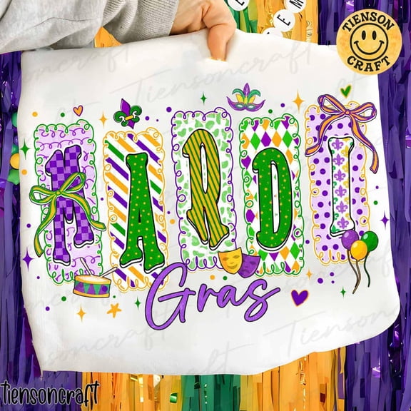 Nodb Mardi Gras Yall Coquette Shirt Fleur De Lis Louisiana Carnival Outfit WHITE S-5XL