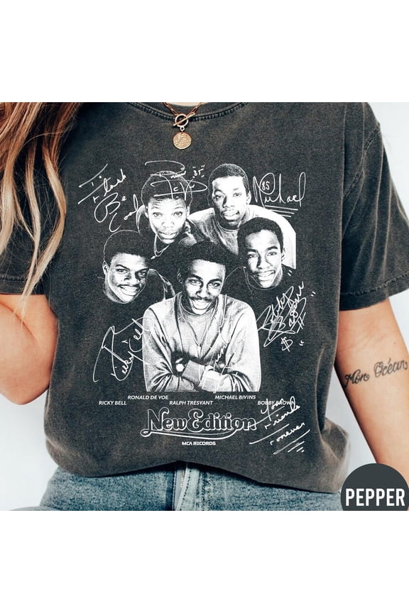 New Edition Way Tour 2026 R&B Fan Vintage Concert Tee BLACK Unisex S-5XL Shirt