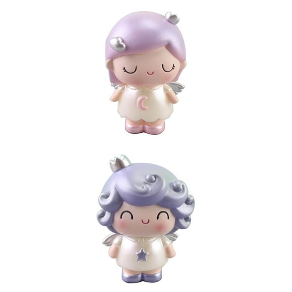 Nodding Bobble Head Angle Figures for Auto Ornament Durable