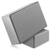 Node Fitness Premium Yoga Block (Set of 2) - 3 Inch Thick EVA Foam Brick - Gray