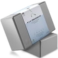 thumbnail image 1 of Node Fitness Premium Yoga Block (Set of 2) - 4" Thick Foam Brick - Gray, 1 of 6