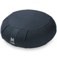 thumbnail image 1 of Node Fitness Zafu Meditation Cushion, 15" Round Buckwheat Yoga Pillow with Organic Cotton Cover - Blue, 1 of 7