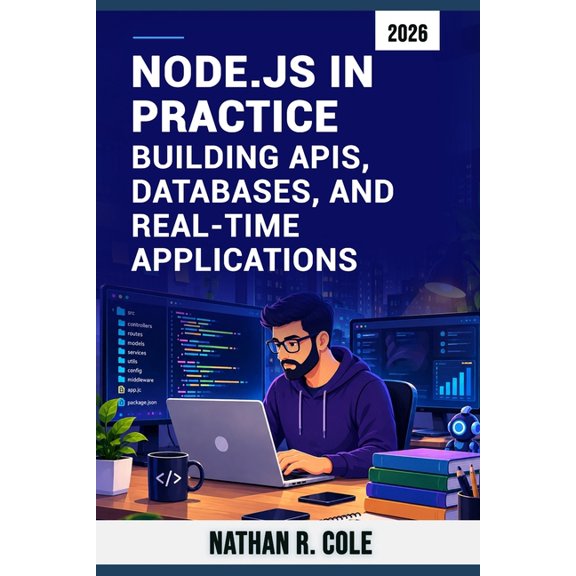 Node.js in Practice: Building APIs, Databases, and RealTime Applications, (Paperback)