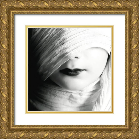 Nodeh, Mostafa 26x26 Gold Ornate Wood Framed with Double Matting Museum Art Print Titled - Dream