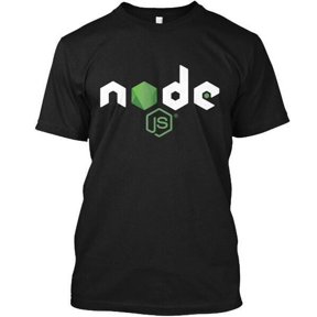Nodejs Dark - Node Us T-shirt Made In The USA Size S To 5XL