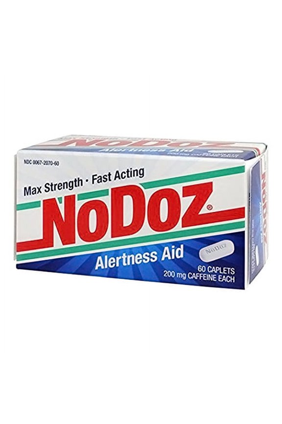 Nodoz Maximum Strength Alertness Aid Caplets, 60 Ea, 6 Pack