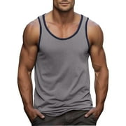 NoeCare Mens Tank Shirts 2024 Workout Tops Plain Muscle Tees Sleeveless Athletic T-shirts Slim Fit Tee Tops Lightweight Gym Tshirts