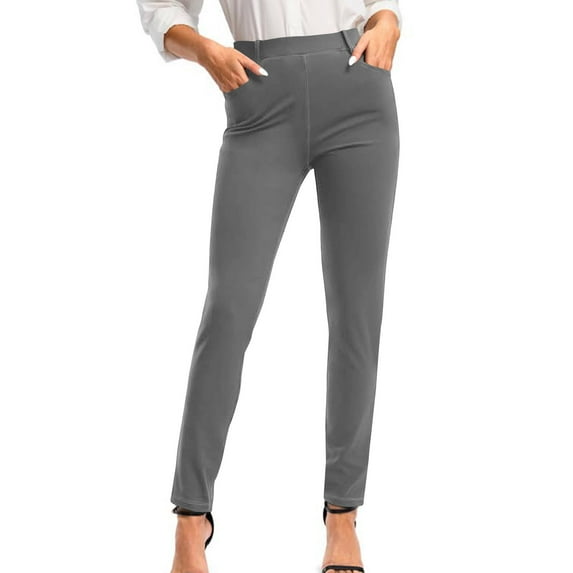 NoeCare Womens Dress Pants with Pockets Business Casual Pants Slim Fit Work Pants Stretchy Skinny Slacks for Office Trendy Pencil Pants