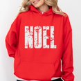 thumbnail image 1 of Noel Block Distressed - Women's Graphic Hoodie, 1 of 10