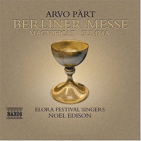 Noel Edison - Berliner Messe / Cantate Domino Canticum Novum - Music & Performance - CD