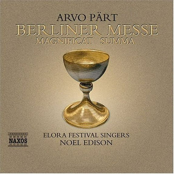 Noel Edison - Berliner Messe / Cantate Domino Canticum Novum - Music & Performance - CD