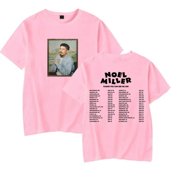 Noel Miller 2025 Tour Merch T-Shirt Women Men Crewneck Casual Short Sleeve Tee
