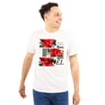 thumbnail image 1 of Noel Poinsettia Christmas Flower Graphic T Shirt Men or Women Brisco Brands X, 1 of 6