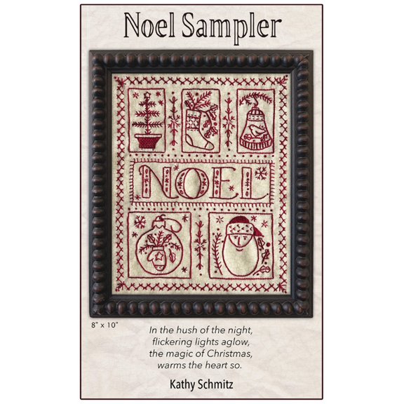 Noel Sampler Embroidery Pattern from Kathy Schmitz Studio